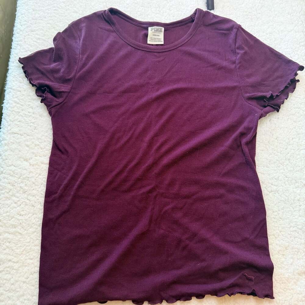 Victoria's Secret Pink Ribbed Top Size Large